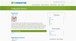 Desktop Screenshot of prensa.tumanitas.com