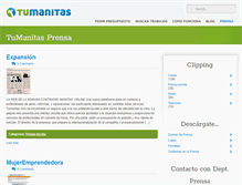 Tablet Screenshot of prensa.tumanitas.com